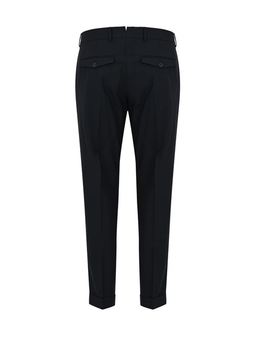 Pantalone in misto lana con pinces Navy PT TORINO | RFZAZ40FWD MA270360